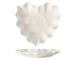 Molde silicona corazon con volados y moño